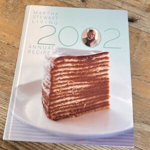 Martha Stewart Living 2002 Annual Recipes cookbook Hardback